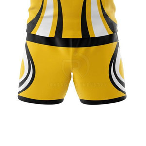 Servicio OEM personalizado Último diseño Color sólido Hombres Rugby Uniforme Precio barato Personalizado Rugby Uniforme - Product Image 4