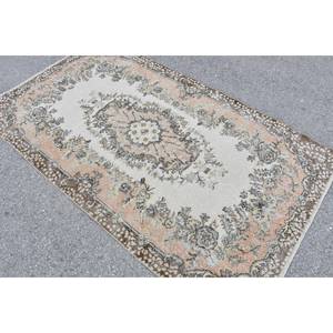 Vintage Turkish <b>Rug</b> Large Area 3.9 X 6.7ft Classic Brown Beige Wool Material Latex Patchwork for Hallway Rectangle <b>Bedside</b> <b>Rug</b> - Product Image 4