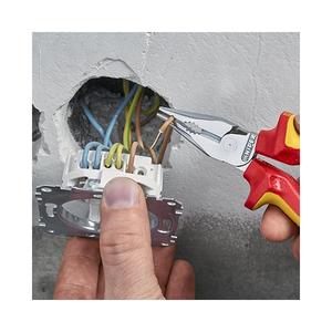 คีมปากแหลมแบบผสมผสานของ Knipex ด้ามจับชุบโครเมียมหุ้มฉนวนพร้อมด้ามจับแบบหลายส่วนผ่านการทดสอบ VDE - Product Image 2