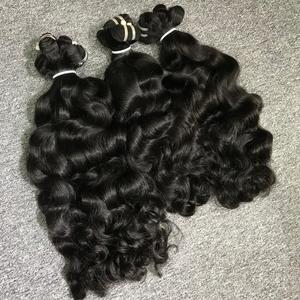 Extensions de cheveux vietnamiennes alignées sur des cuticules naturelles 100% de haute qualité Cheveux ondulés non traités directement du fabricant - Product Image 1