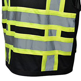 เสื้อกั๊กนิรภัย Hi VIS ออกแบบโลโก้ได้ตามต้องการ - Product Image 5