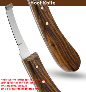 Support de sabot professionnel outils de ferrage de cheval maréchal-ferrant droitier Double bord vétérinaire mouton chèvre Animal pied outils d'élagage - Product Image 5