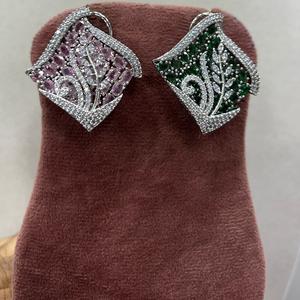 Elegante aspecto elegante lindo Tops pendientes nuevo estilo pendientes ropa de fiesta accesorios de moda ropa de fiesta con piedra de circón para mujer - Product Image 1