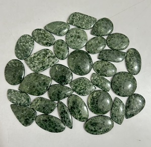 Vente en gros naturel zoisite diopside cristaux de guérison cabochon de qualité AAA bijoux de fabrication de pierre personnalisés en vrac tiers - Product Image 2