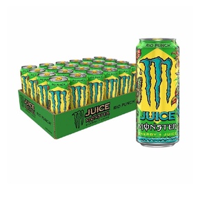 Bebida Energética Monster Energy Rio Punch de Calidad de Exportación, Lata de 473 ml, Bebida Energética Premium con Sabor a Punch Tropical para Suministro Global - Product Image 6