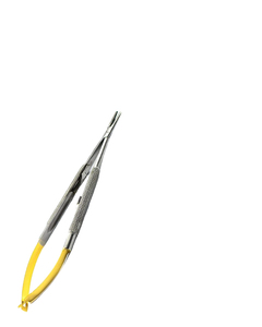 3 Castroviejo 7 " ( 18cm ) Micro cirugía Sature fórceps/Tijeras/portaagujas curvado/TC fórceps equipos dentales - Product Image 3