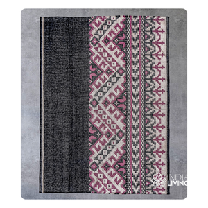 Durable Eco-Friendly PET Yarn Rug Handwoven Inkari Flatweave Carpet for Living Room and Bedroom Durable Plush Floor <b>Mat</b> - Product Image 3