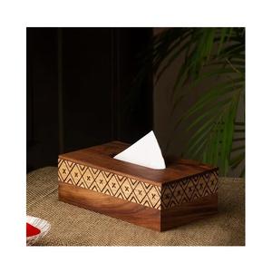 Rustic Farmhouse Handmade Wooden <b>Napkin</b> <b>Holder</b> | Wooden Tabletop Organizer for Kitchen, Dining Table, Cafe & Restaurant - Product Image 3