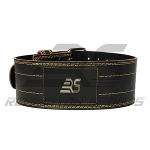 Ceinture d'haltérophilie en cuir avec logo personnalisé Ceinture d'haltérophilie d'entraînement de gymnastique de fitness | Meilleures ceintures pour soulever des poids - Product Image 2