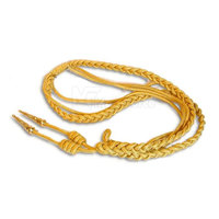 Cordon métallique Aiguillette à prix d'usine, cordon d'épaule écologique enduit, accessoires personnalisés de haute qualité pour vêtements