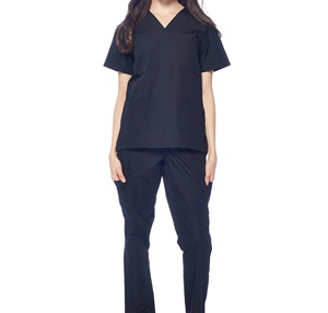Uniforme médical d'hôpital 2026, fabricant d'uniformes d'infirmière sur mesure, uniforme d'hôpital à col en V avec poche, blouse médicale pour homme - Product Image 3