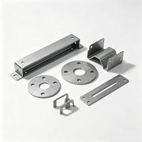 Pièces de fabrication de tôles découpées au laser sur mesure, composants métalliques pliés par CNC pour l'automatisation des machines et l'électronique