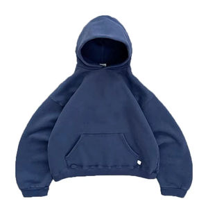 Sweat-shirts à capuche pour hommes personnalisés de haute qualité, style streetwear, fermeture éclair, coupe ample, 100% coton molletonné, molleton d'hiver, sweat-shirts décontractés pour hommes - Product Image 4