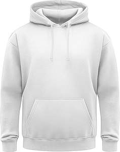 Sweat à capuche pour homme, style mode populaire, coupe classique, épais, uni, avec empiècements, en molleton 100% coton de haute qualité, séchage rapide - Product Image 2
