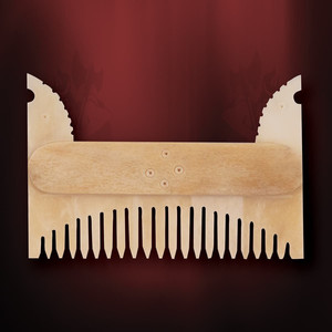 Peines de pelo de hueso de animal ecológicos de estilo vikingo de la mejor calidad, diseños de opción múltiple, artesanías Naturales de La India - Product Image 2