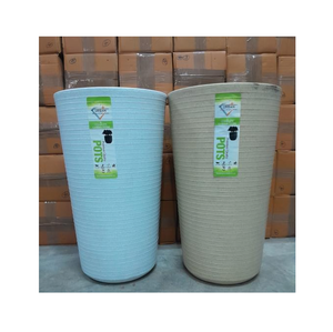 Classic <b>ceramic</b> planter with matte finish designed to highlight your favorite <b>plants</b> indoors on patios or in creative spaces - Product Image 4