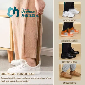 Chausse-pied magnétique en bois massif personnalisé chausse-pied domestique à long manche en bois portant des chaussures outil pour les personnes âgées 55CM 75CM 70CM - Product Image 3