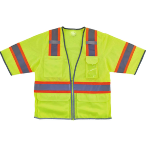 Camisas de alta visibilidad Camisas DE SEGURIDAD reflectantes de alta visibilidad Camisa de trabajo de construcción de manga larga con bolsillo - Product Image 1