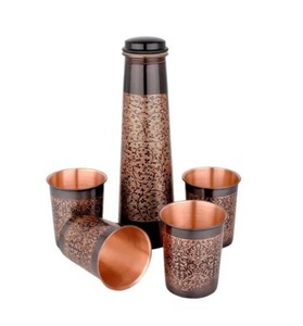 Botellas de cobre Bliss 650 ML estilo clásico apto para lavavajillas a prueba de fugas experiencia ecológica pureza cada sorbo más saludable usted - Product Image 6