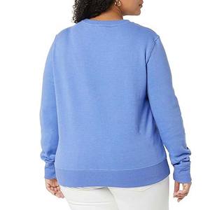 Sudaderas de calle de lana de algodón 100% de gran tamaño para mujer, sudaderas de calidad superior de secado rápido informal con hombros caídos personalizados - Product Image 2