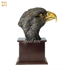 Pequeña escultura de tigre de bronce estatua de animal hecha a mano para decoración de mesa y oficina - Product Image 6