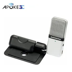 SAMSON Go-micrófono condensador USB portátil para grabación de Podcasts, samson q2u