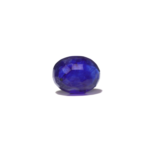 Saphir bleu - 4,66 carats, pierre précieuse naturelle facettée, taille ovale, forme étoile de luxe pour la fabrication de bijoux, 10 mm 8 mm, traité thermiquement - Product Image 2