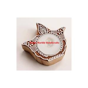 Juego de portavelas de madera de nuevo producto personalizado elegante indio, artículo curvo a mano con varias formas de diseño para cenas de velas T-Light - Product Image 1