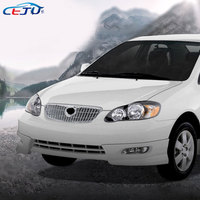Parrilla de malla de parachoques delantero de coche estilo Altis ABS cromado para Toyota Corolla Sedan 9th Gen E130 CE LE S XRS 2003-2008