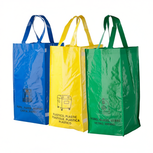 Sacs de recyclage durables Sortex pour les déchets ménagers, solution écologique de merchandising - Product Image 2