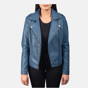 แจ็กเก็ตหนังผู้หญิงน้ำหนักเบา, แจ็คเก็ตหนังระบายอากาศป้องกันริ้วรอยกันน้ำเป็นมิตรกับสิ่งแวดล้อม - Product Image 1