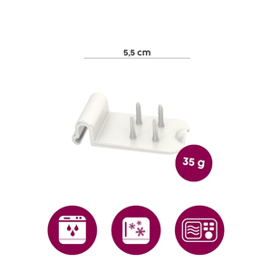 ORNAMIN Support de découpe en plastique à une main pour cuisine - Aide culinaire adaptative, accessoire de planche antidérapant, compatible lave-vaisselle - Product Image 2