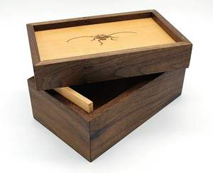 กล่องไม้เก็บเครื่องประดับทำจากไม้กล่องเก็บเครื่องประดับทำจากไม้ Naturl Solide ที่แตกต่างกันแบบกำหนดเอง - Product Image 1