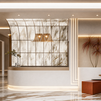 Présentoir LED pour salon, présentoir de meubles d'extérieur, présentoir de parfums, vitrine, présentoir de meubles de restaurant, étagère personnalisée
