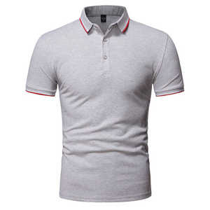 Polo personnalisé à manches courtes pour homme Polo de golf respirant pour l'été Street Wear vêtements de mode décontractés nouveaux hauts respirants - Product Image 3