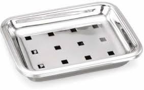 Boîte à savon rectangulaire en acier inoxydable, boîte à savon rectangulaire en acier inoxydable - Product Image 6
