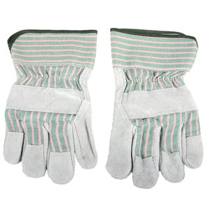 Custom Made Men's Working <b>Gloves</b> High Quality Full <b>Finger</b> Leather <b>Gloves</b> with XL Size and Best Material for Logos Design - Product Image 1