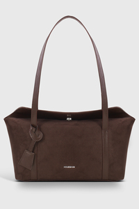 Bolso Tote de Lona Marrón con Cierre de Cremallera Impermeable y Logotipo Personalizado, OEM ODM, Bolso de Mano y Hombro para Mujer - Product Image 3
