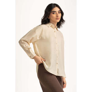 Camisas Casuales de Lino para Mujer, 100% Lino, Cuello Solapa, Corte Holgado, Talla XL, Ropa Casual para Primavera y Otoño - Product Image 3