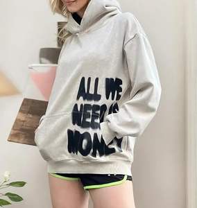 Sudadera colorida Hip Hop con estampado de letras Sudadera con capucha de gran tamaño Casual Baggy Harajuku Gothic Pullover Hoodie - Product Image 6