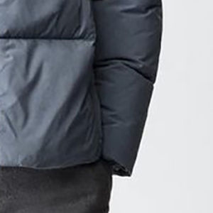 Haute qualité personnalisé hommes manteau en duvet chaud hiver doudoune avec capuche pour Golf et extérieur toile tissu motif décoration - Product Image 3