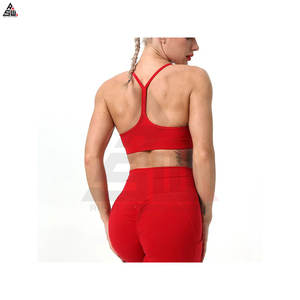 Conjunto de Yoga de Alta Calidad para Mujer, Talla Grande, Color Sólido, Logotipo Personalizado, 2 Piezas, Ropa Deportiva Transpirable de Secado Rápido - Product Image 2