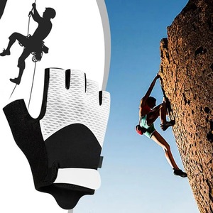 Guantes de ciclismo Medio dedo Levantamiento de pesas Entrenamiento Guantes de gimnasio Entrenamiento Deportes Guantes transpirables de medio dedo - Product Image 3