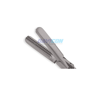 คีม DeBakey สแตนเลส ปลายตรง 2x3 พร้อมปากคีบขนาด 3.2 มม. ก้าน 5 มม. ความยาวใช้งาน 11 นิ้ว (28 ซม.) ด้ามจับแบบบีบ - Product Image 5