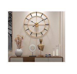 Tùy Chỉnh Món Quà Hiện Đại Đồng Hồ Treo Tường Bán Buôn Nhà Sản Xuất Phong Cách Bắc Âu Đồng Hồ Kim Loại Cho Trang Trí Nội Thất Đồng Hồ Treo Tường Cho Phòng Khách - Product Image 2