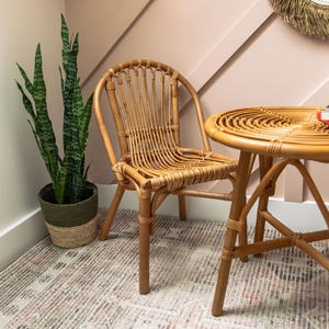 Luxury rattan furniture kids <b>chairs</b> <b>children</b> <b>table</b> and baby <b>chair</b> <b>for</b> birthday party events arrangement - Product Image 6