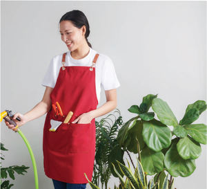 Oren Sport ผ้ากันเปื้อน2กระเป๋า AP04พรีเมี่ยมสำหรับทุกเพศผ้ากันเปื้อนโพลีเอสเตอร์แบบเรียบ220gsm - Product Image 2