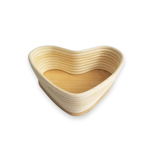 Cesta de prueba de pan de ratán en forma de corazón, herramienta artesanal para hornear y repostería con diseño de masa Irregular - Product Image 6