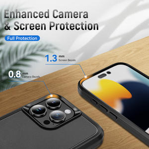 Étui de protection hybride robuste avec béquille antichoc pour iPhone 16 Pro Noir - Product Image 3