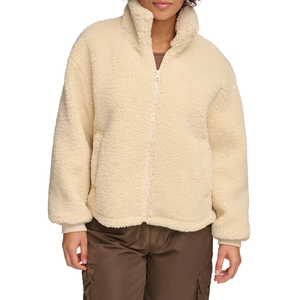 Unisex Winter New Arrival Custom Warm <b>Sherpa</b> Polar <b>Fleece</b> <b>Hoodie</b> Quality Fur Stand Collar Casual Hoodies Jacket for <b>Men</b> - Product Image 1